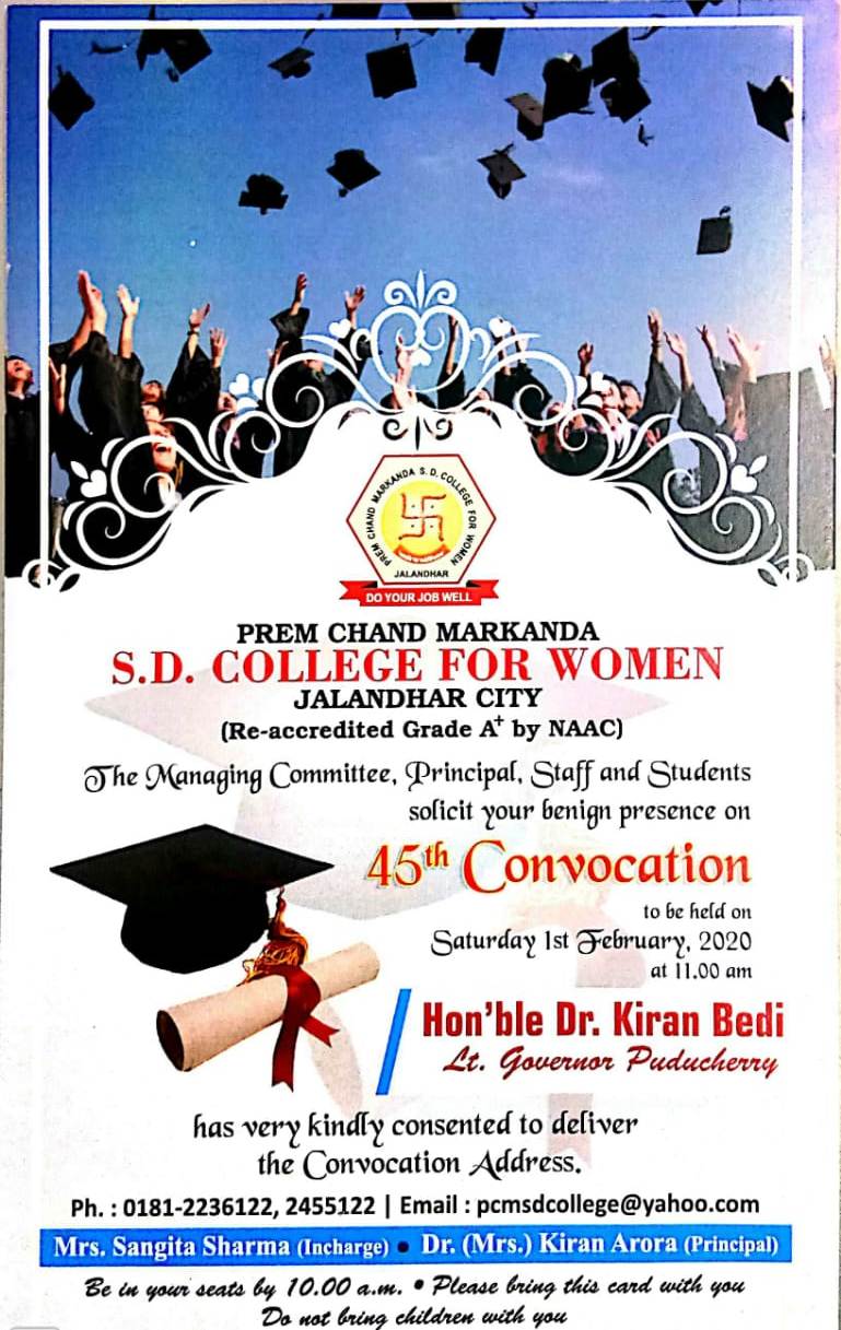 45th Convocation