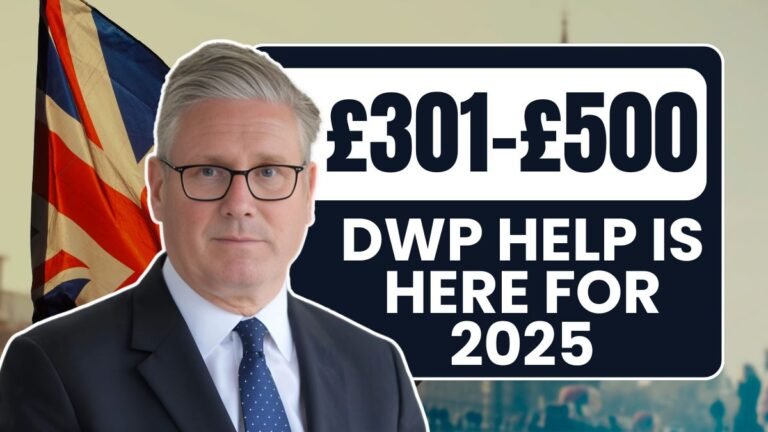 £301–£500 DWP Help is Here for 2025 – Are You on the List?