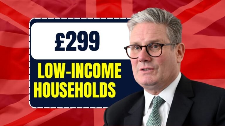 UK Government to Provide £299 Support for Low-Income Households in 2025