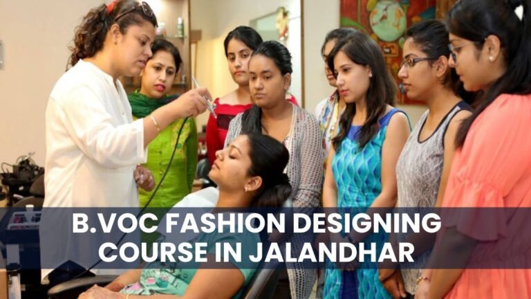 b.voc fashion designing course in jalandhar